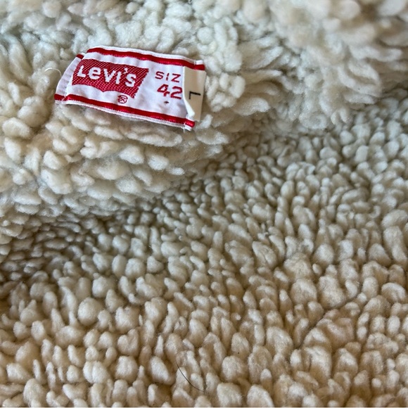 Levi’s Sherpa lined Trucker Jacket - Orange tab - Picture 6 of 10